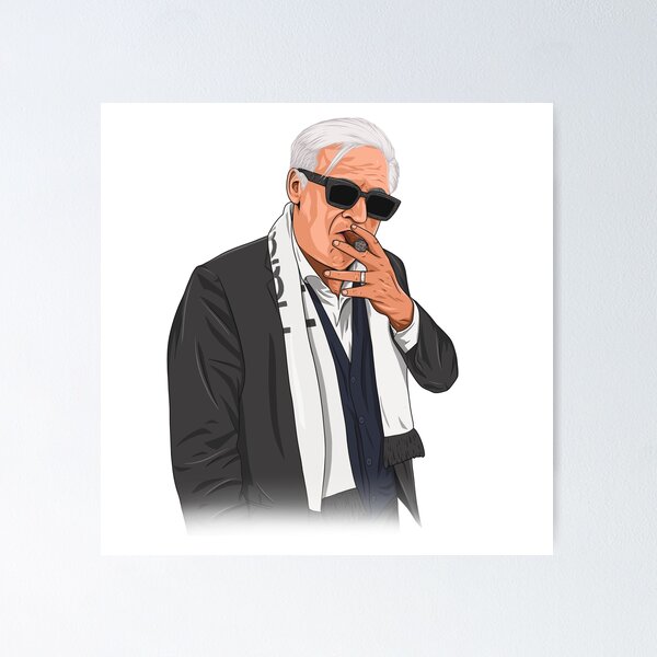 Vista previa del artículo con la obra «Carlos Ancelotti», diseñado y vendido por ADES-VECTOR .