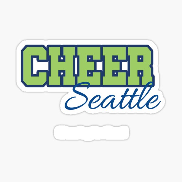 Cheer Seattle - Cheering For Good Sticker
