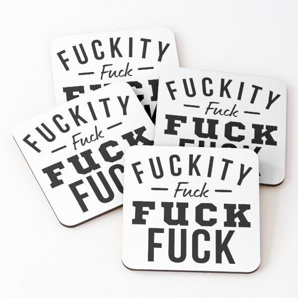 Item preview, Funny Sweary NSFW Rude Inappropriate Design. Fuckity Fuck Fuck Fuck designed and sold by That Cheeky Tee.