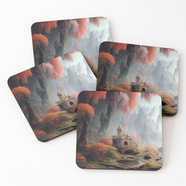 Item preview, Autumn Landscape, Sanctuary in a Fantasy World designed and sold by Itaya Art.