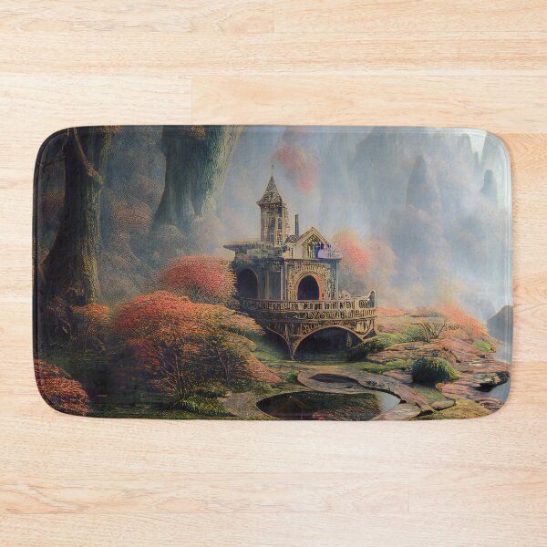 Item preview, Autumn Landscape, Sanctuary in a Fantasy World designed and sold by Itaya Art.
