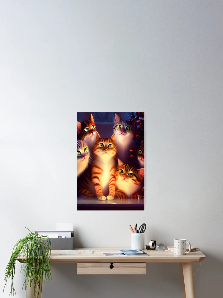 Thumbnail 2 of 3, Poster, Hoofsteps On The Rooftop designed and sold by TiltedCode.