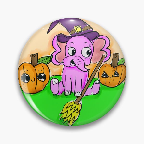 Item preview, Spooky Witchy Elephant designed and sold by H-artful.