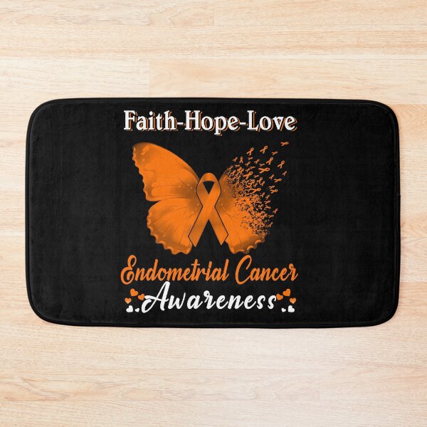 Item preview, Faith Hope Love Butterfly Endometrial Cancer Awareness designed and sold by Gillosina.