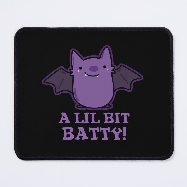 Item preview, A Little Batty Funny Bat Puns (Dark BG) designed and sold by punnybone.
