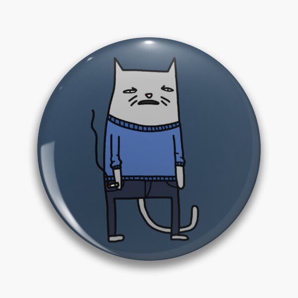 Item preview, Sad Cat Smoking designed and sold by JSGB.