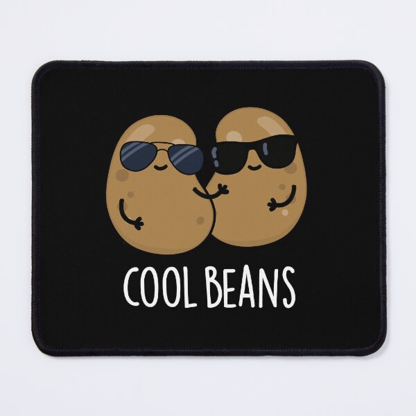 Item preview, Cool Beans Funny Veggie Puns (Dark BG) designed and sold by punnybone.