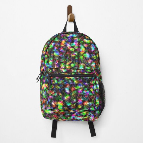 Item preview, Abstract Fractal Colorful Aqua Red Yellow Green Black Opal Marbled Pattern designed and sold by Aryxaba.