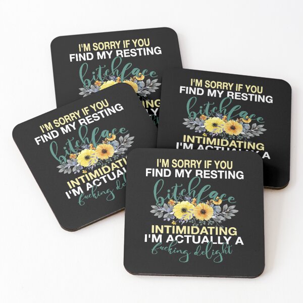 Item preview, I'm Sorry If You Find My Resting Face Intimidating designed and sold by mayohattang.