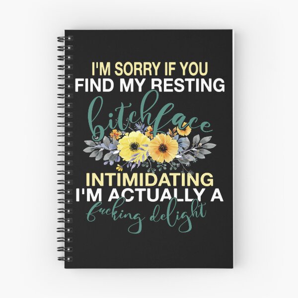 Item preview, I'm Sorry If You Find My Resting Face Intimidating designed and sold by mayohattang.