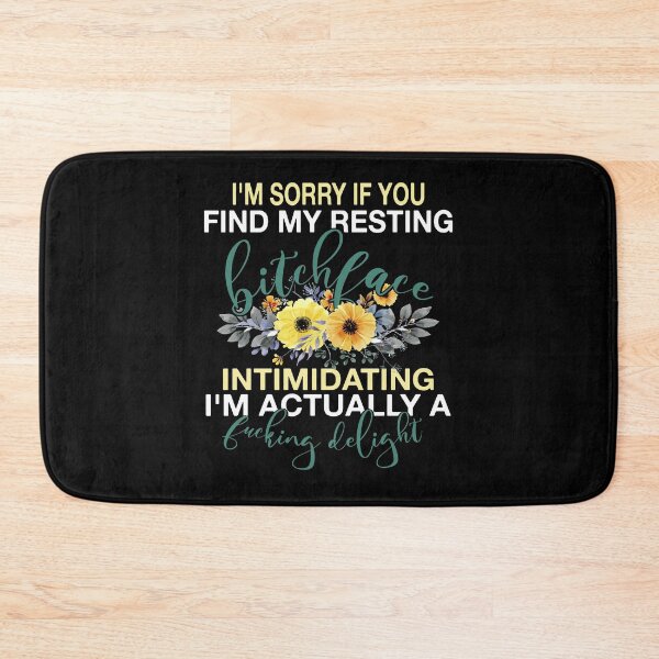 Item preview, I'm Sorry If You Find My Resting Face Intimidating designed and sold by mayohattang.