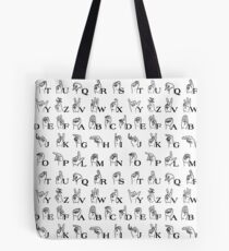 Sign Language Alphabet Tote Bag