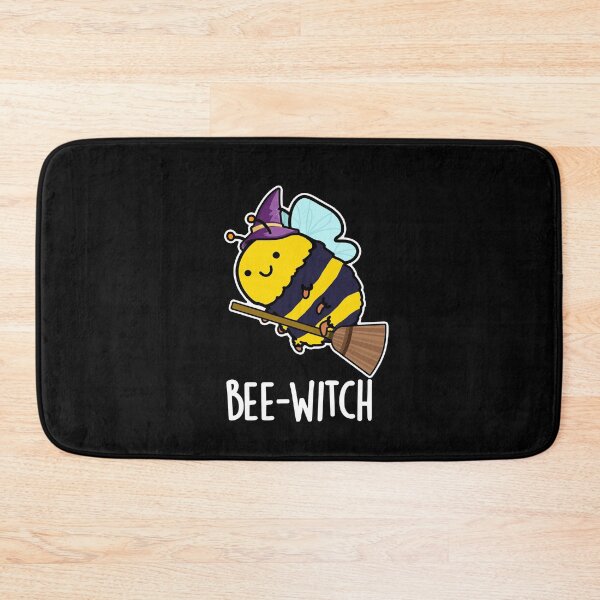 Item preview, Bee-witch Funny Bee Puns (Dark BG) designed and sold by punnybone.