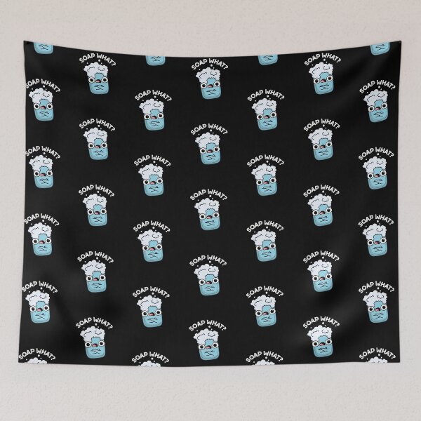 Item preview, Soap What Funny Soap Puns (Dark BG) designed and sold by punnybone.