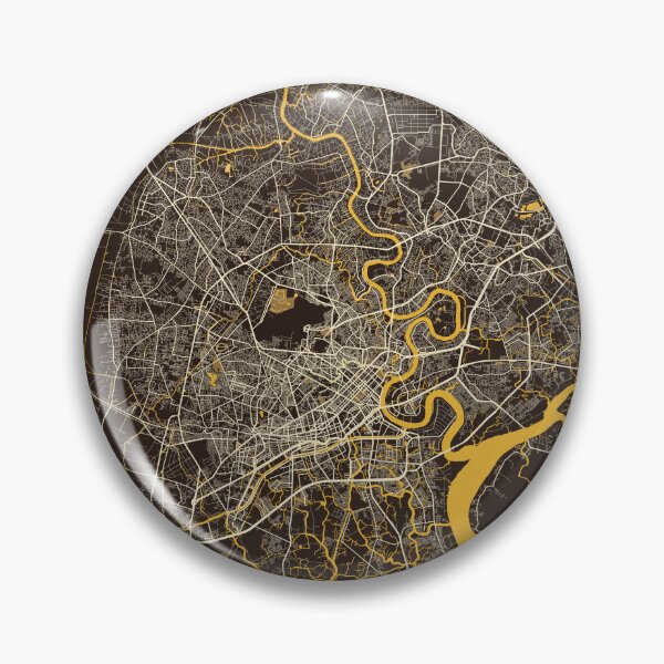 Item preview, Ciudad de Ho Chi Minh Mapa de Vietnam - Pastel designed and sold by deMAP.