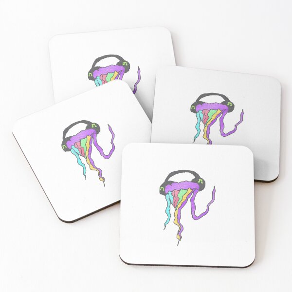 Item preview, Oil paint of a musical jellyfish  designed and sold by Coffeemerc117.