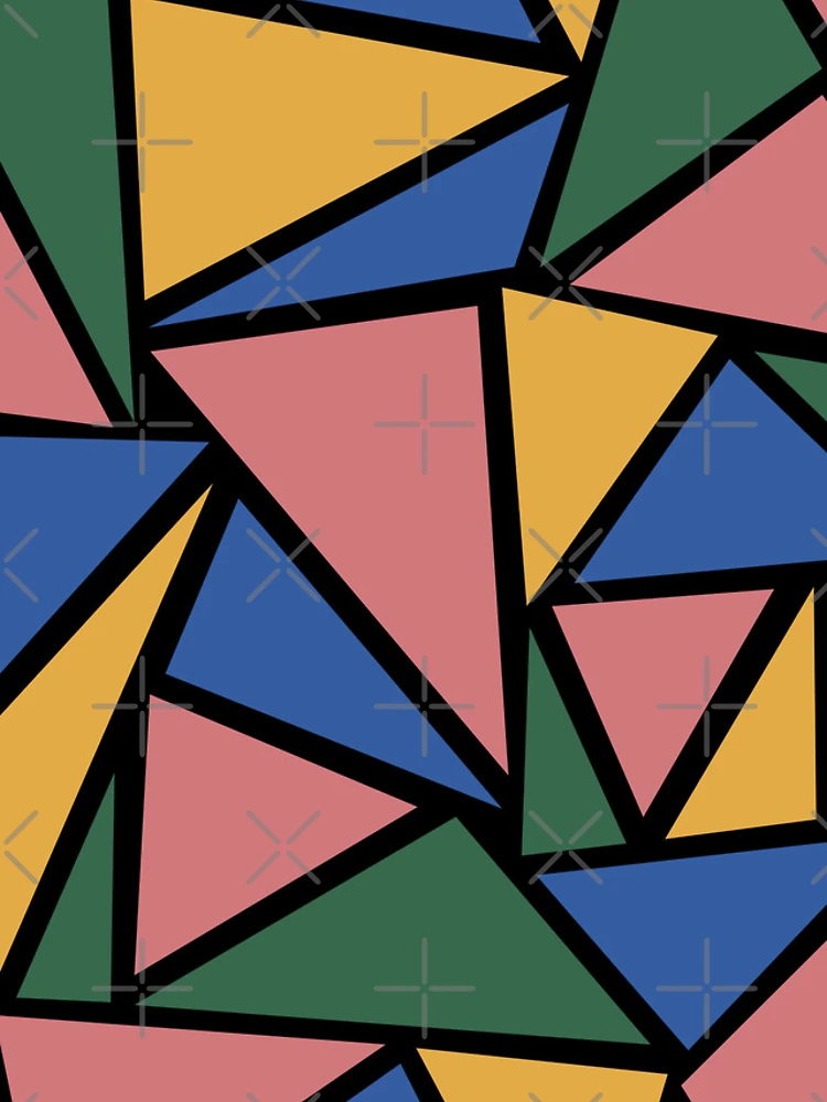 Thumbnail 4 of 4, iPhone Case, Abstract Geometric Triangles Pattern designed and sold by sofibelen.