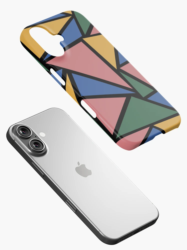 Thumbnail 2 of 4, iPhone Case, Abstract Geometric Triangles Pattern designed and sold by sofibelen.