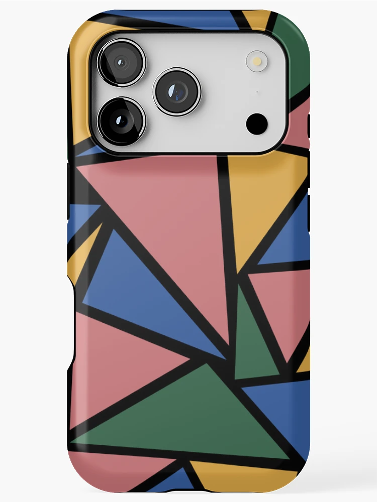 Thumbnail 1 of 4, iPhone Case, Abstract Geometric Triangles Pattern designed and sold by sofibelen.