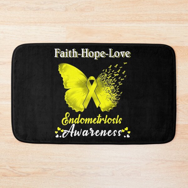 Item preview, Faith Hope Love Butterfly Endometriosis Awareness designed and sold by Gillosina.