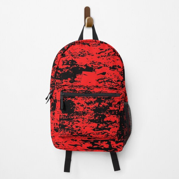 Item preview, Abstract black splatter on red designed and sold by calibrit.