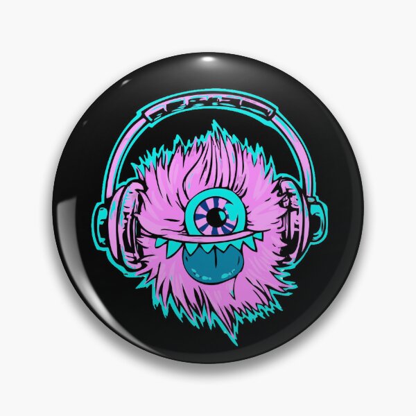 Item preview, Pink Music Monster Face design designed and sold by Dven-Clothes.