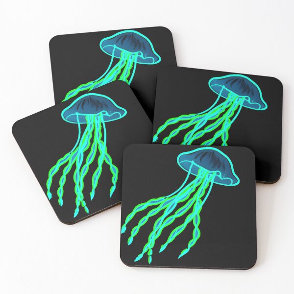 Item preview, glowing jelly fish  designed and sold by winterswinner.