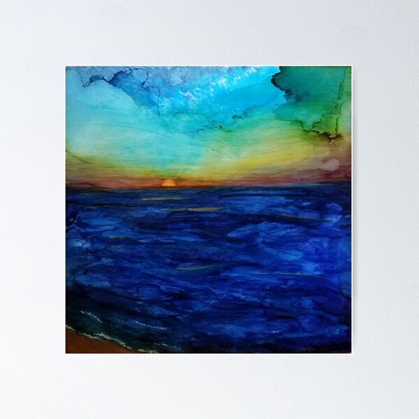 Item preview, Sunset Seacape # 1 designed and sold by Jennifer Lex Wojnar.