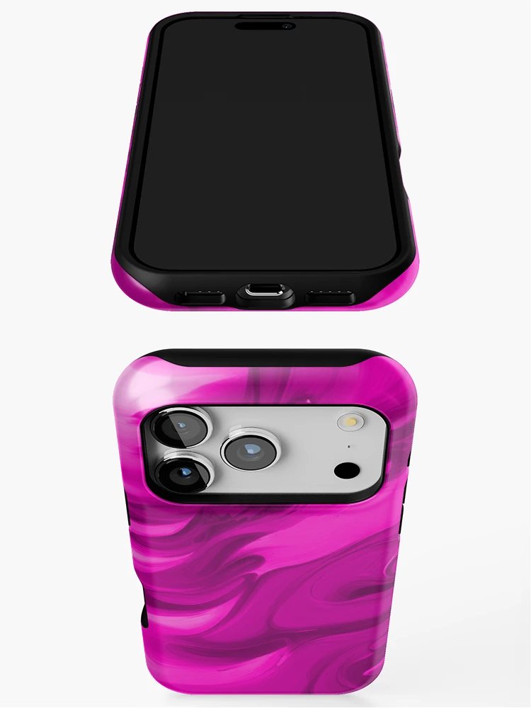 Thumbnail 3 of 4, iPhone Case, Pink Perfusion designed and sold by TiltedCode.