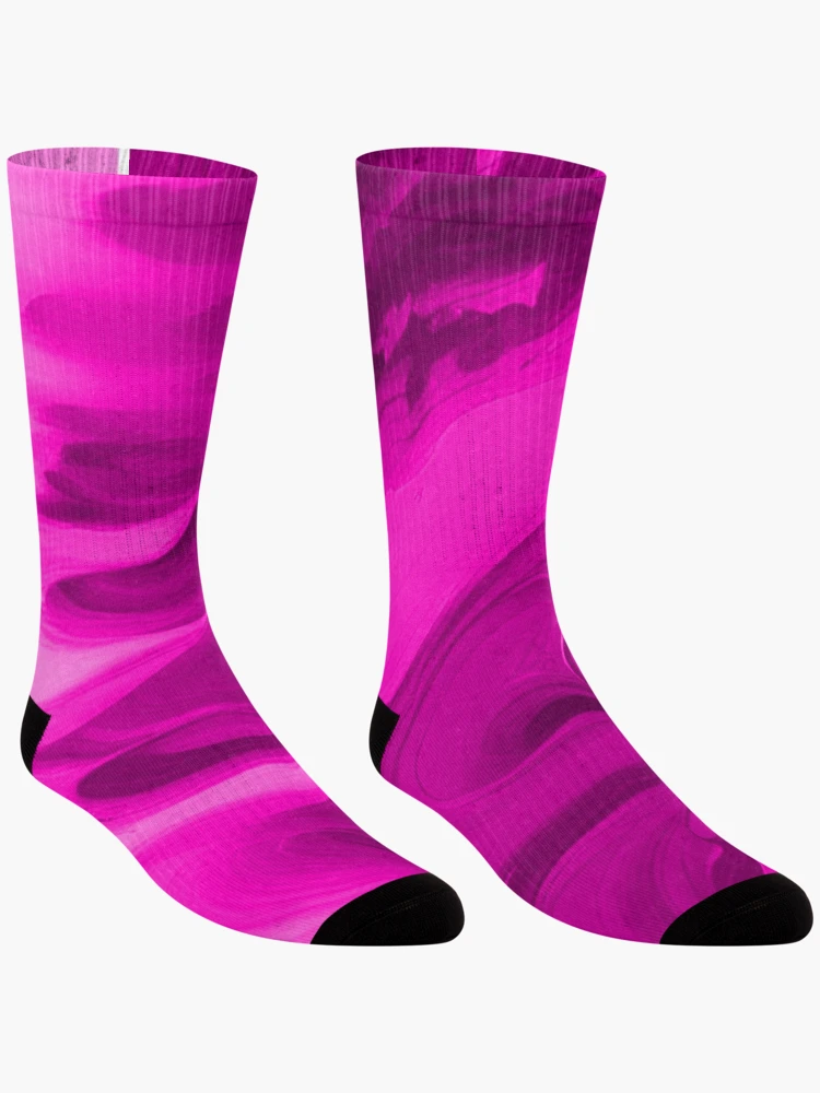 Thumbnail 3 of 5, Socks, Pink Perfusion designed and sold by TiltedCode.