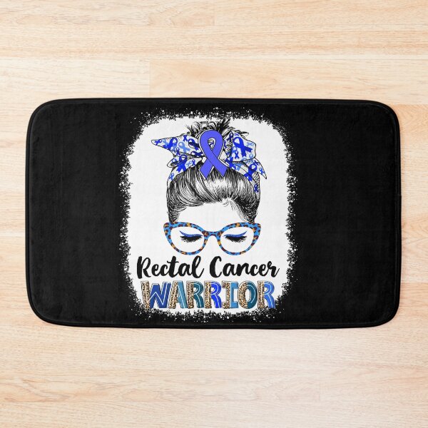 Item preview, Messy Bun Leopard Rectal Cancer Warrior designed and sold by rechardtee.
