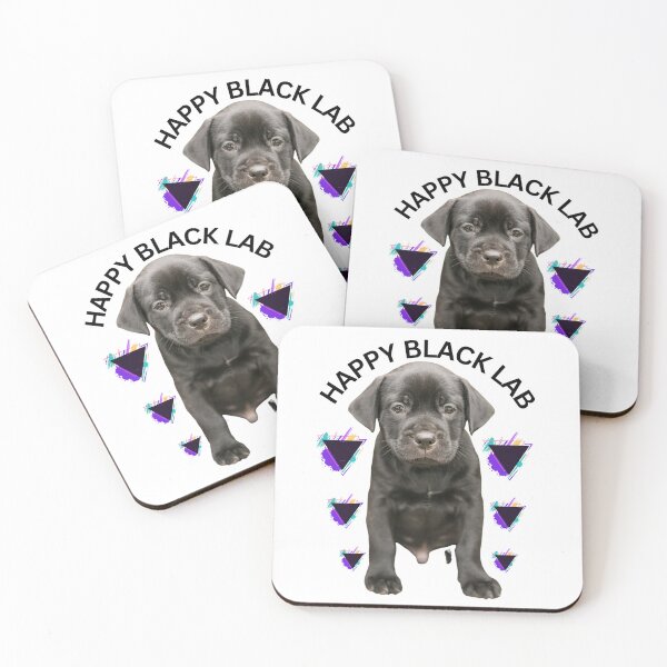 Item preview, Happy Black Lab designed and sold by The Love Quill.