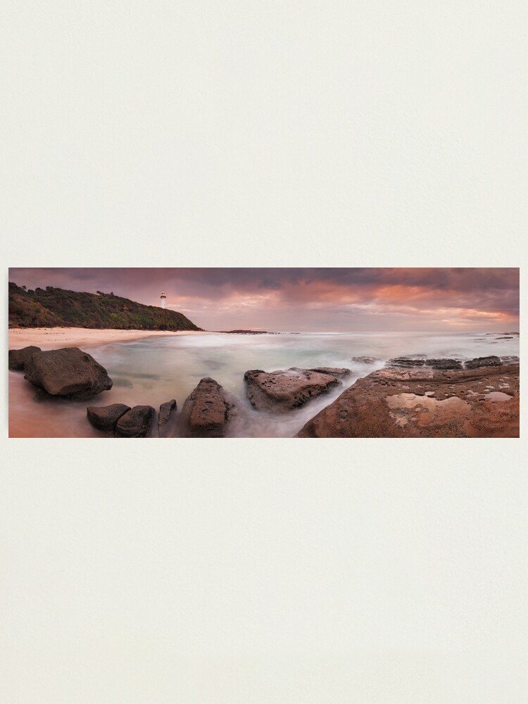 Thumbnail 1 of 3, Photographic Print, Norah Head Lighthouse, New South Wales, Australia designed and sold by Chockstone.