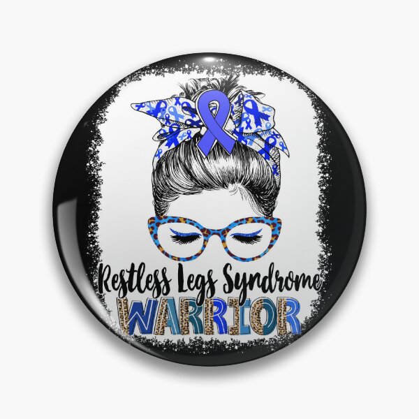 Item preview, Messy Bun Leopard Restless Legs Syndrome Warrior designed and sold by rechardtee.