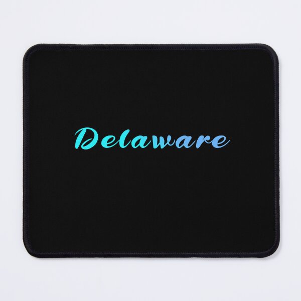 Item preview, Delaware State Shirt with Blue Gradient Writing designed and sold by Zandrasart.