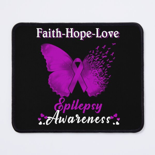 Item preview, Faith Hope Love Butterfly Epilepsy Awareness designed and sold by Gillosina.