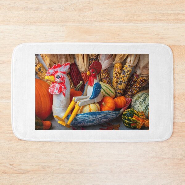 Item preview, Two Folk Art Roosters designed and sold by Garry Gay.