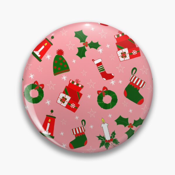 Artikelvorschau, rosa weihnachtskranz stechpalme entworfen und verkauft von Gossip Rag.