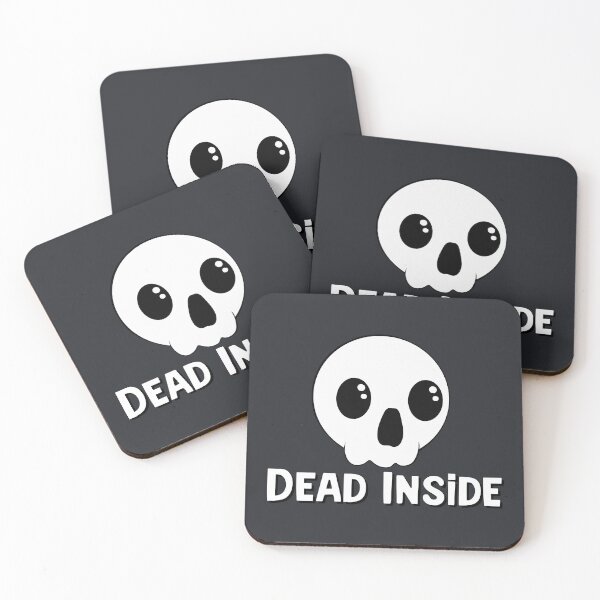 Item preview, Dead Inside Skull designed and sold by Skull Fern.