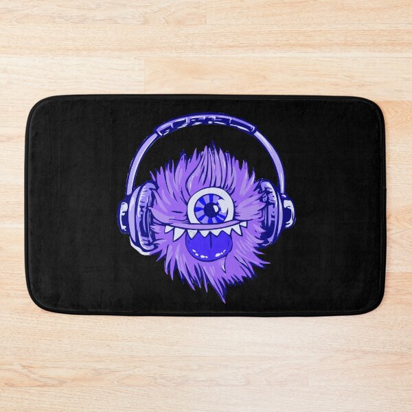 Item preview, Purple Music Monster Face design designed and sold by Dven-Clothes.