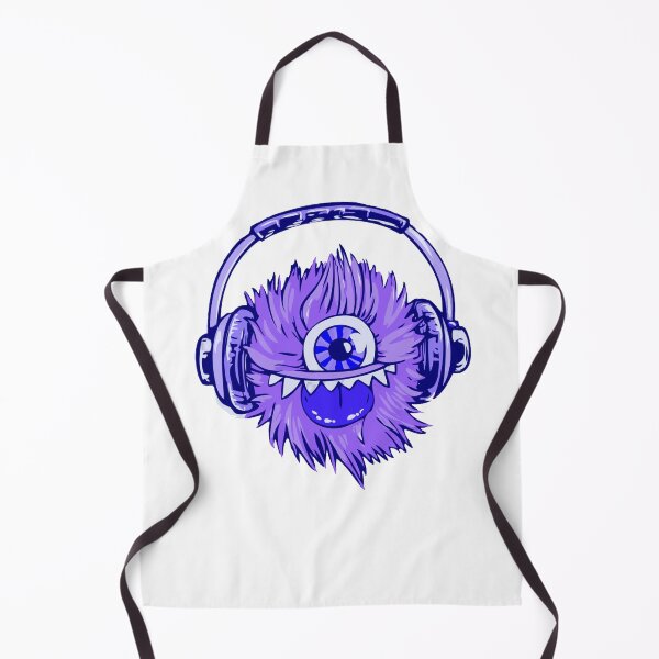 Item preview, Purple Music Monster Face design designed and sold by Dven-Clothes.