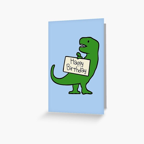 Item preview, Happy Birthday T-Rex designed and sold by jezkemp.