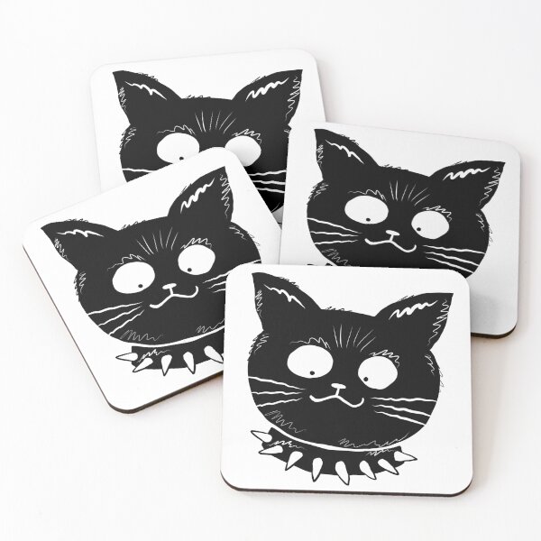 Item preview, Punk Cat Head designed and sold by courbebleue.