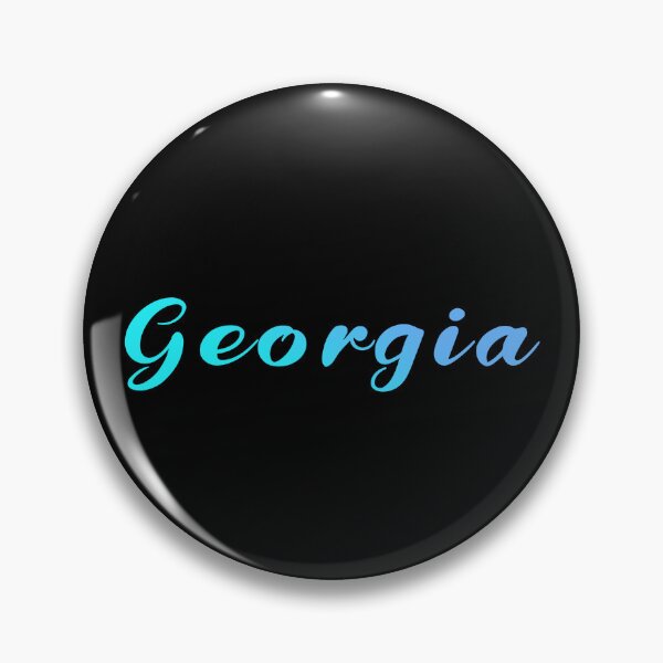 Item preview, Georgia Blue Gradient Writing designed and sold by Zandrasart.
