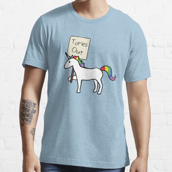 Tories Out Unicorn Essential T-Shirt