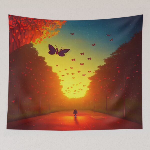 Item preview, Butterflies Forest designed and sold by TravelingOak.