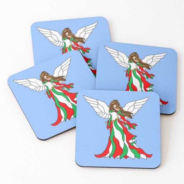 Item preview, Stained Glass Italian Christmas Angel Princess designed and sold by Deborah Camp.