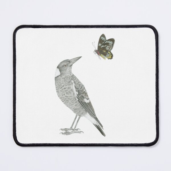 Item preview, Magpie and birdwing butterfly designed and sold by ArtbyLeanneWB.