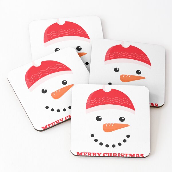 Item preview, Merry Christmas and X-Mas Red hat Snow man design  designed and sold by RoxyCox.