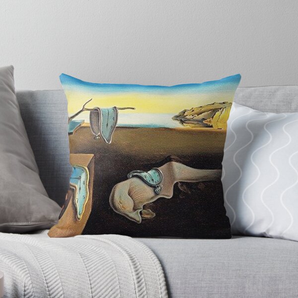 DALI, Salvador Dali, The Persistence of Memory, 1931. Throw Pillow